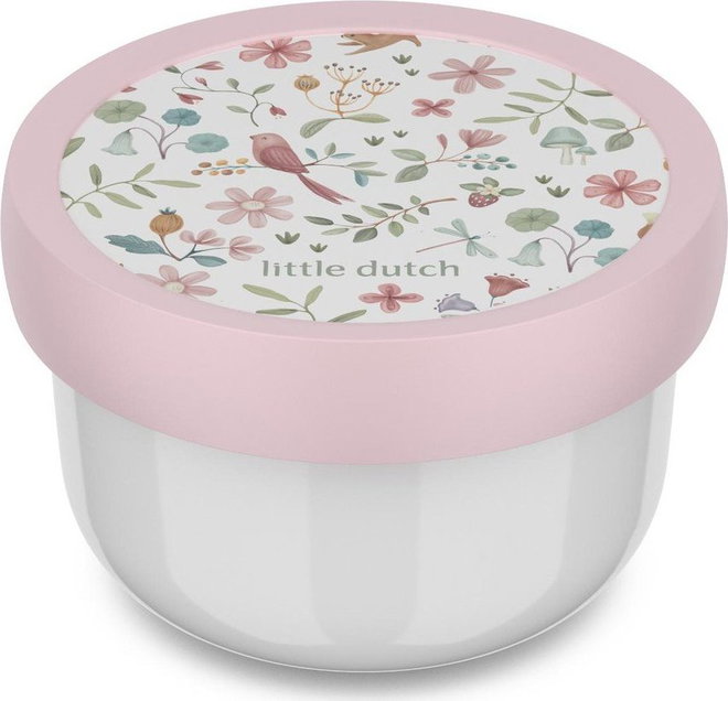 Bílý/růžový plastový dětský svačinový box Fairy Wonders by Little Dutch – Mepal