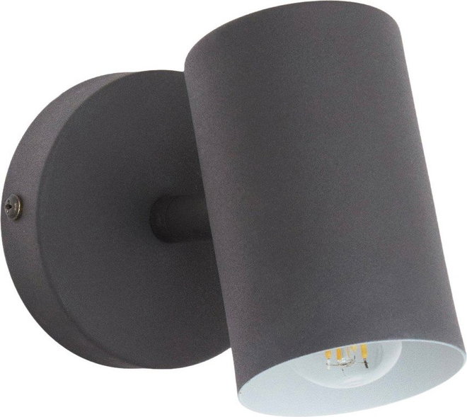Černé kovové nástěnné svítidlo Manie – Kave Home