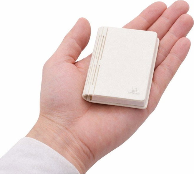 Bílá přenosná světelná dekorace na USB BookLight – Gingko