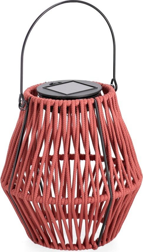 Červená solární LED lucerna (výška 17 cm) Juny – Yes Everyday