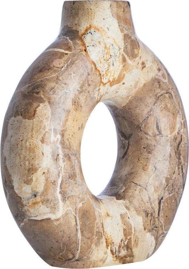 Hnědá mramorová váza (výška 20 cm) Santino – Premier Housewares