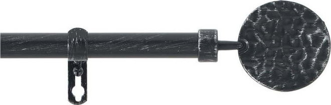Kovová roztažitelná garnýž 120 - 210 cm Bullette – douceur d'intérieur
