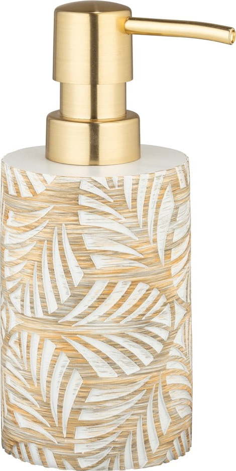 Béžový dávkovač mýdla z polyresinu 490 ml Terralba – Wenko