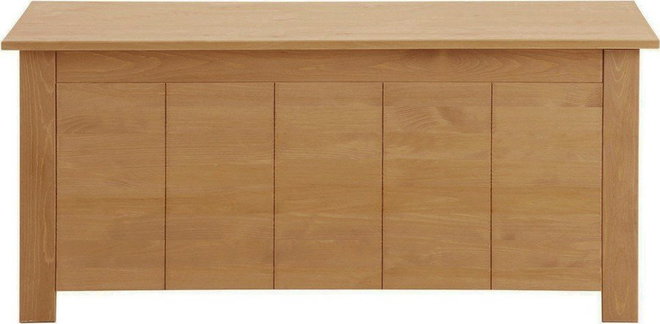 Truhla z borovicového dřeva v přírodní barvě 100x45 cm Bertram – Støraa