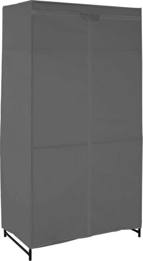 Šedá látková šatní skříň 90x160 cm Dara – Premier Housewares