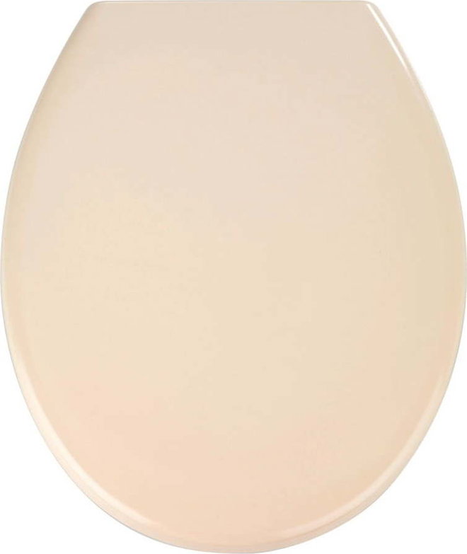 Světle růžové WC sedátko se snadným zavíráním Wenko Premium Ottana, 44,5 x 37,5 cm
