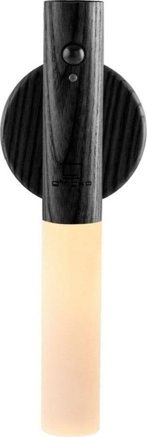 Černé LED nástěnné svítidlo na USB Baton – Gingko