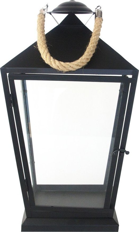 Černá lucerna Esschert Design Classical, výška 45,6 cm