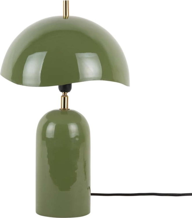 Tmavě zelená stolní lampa (výška 41 cm) Querido – Leitmotiv
