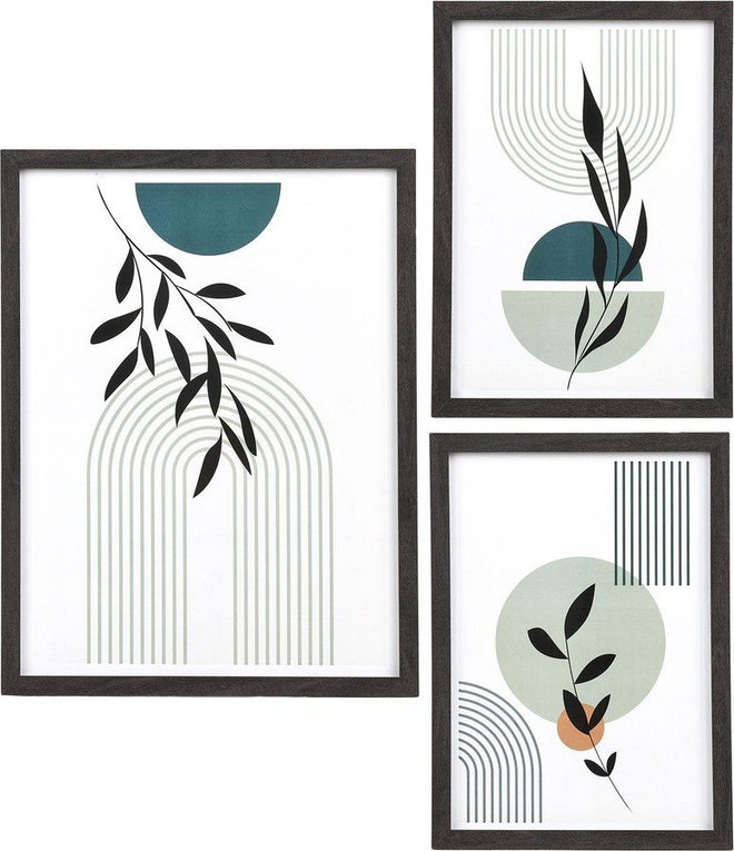 Černé rámečky v sadě 3 ks na zeď 30x40 cm Aspen – House Nordic