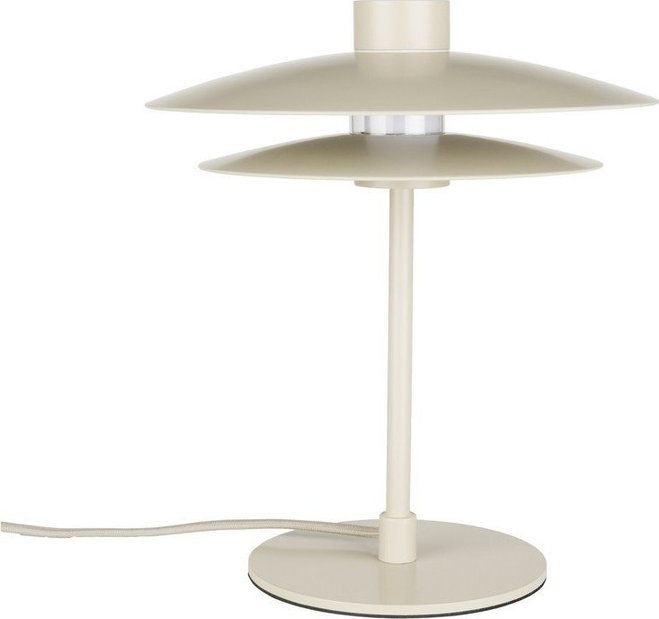 Béžová kovová stolní lampa (výška 32 cm) Wubbo – White Label