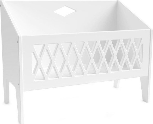 Bílá dětská knihovna 49x39,5x28 cm Harlequin – Cam Cam Copenhagen