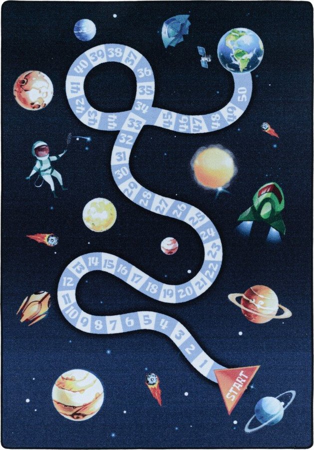 Tmavě modrý dětský koberec 100x150 cm Play Space – Ayyildiz Carpets