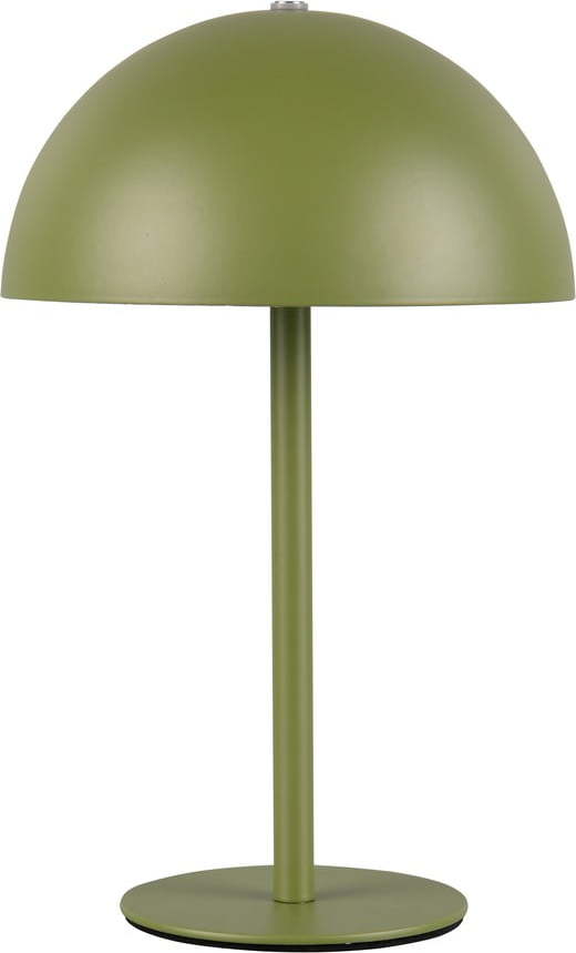 Zelená LED stolní lampa s kovovým stínidlem (výška 21 cm) Munoz – Reality
