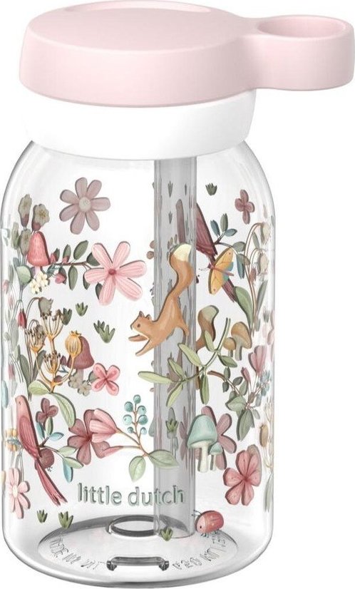 Růžová plastová dětská lahev 450 ml Fairy Wonders by Little Dutch – Mepal