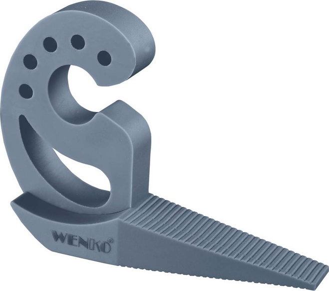 Šedomodrá zarážka na dveře a okna Wenko Multi-STOP®