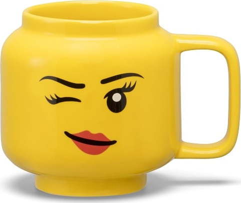 Žlutý keramický dětský hrnek 255 ml Head – LEGO®
