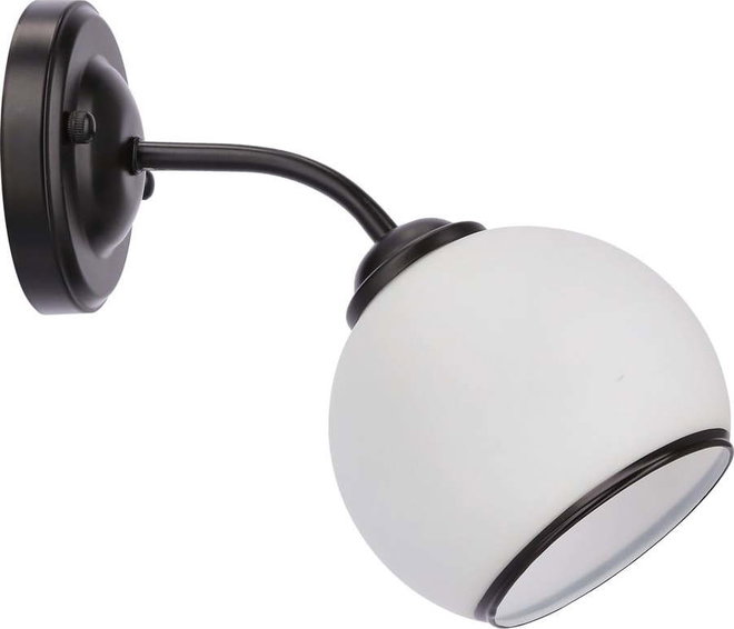 Černo-bílé nástěnné svítidlo Marinen – Candellux Lighting