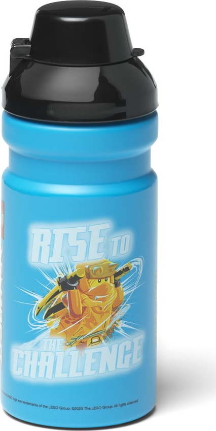 Modrá dětská lahev 390 ml Ninjago – LEGO®