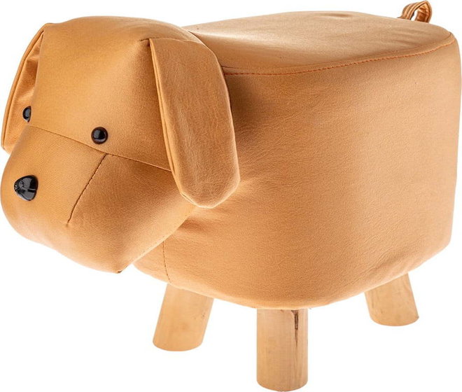 Béžová dětská stolička Dog – Dakls