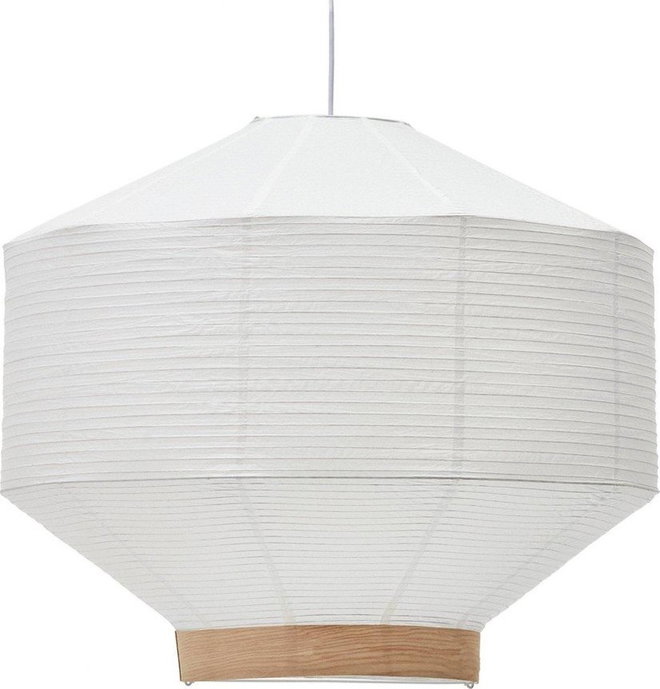 Bílé stínidlo ø 80 cm Hila – Kave Home