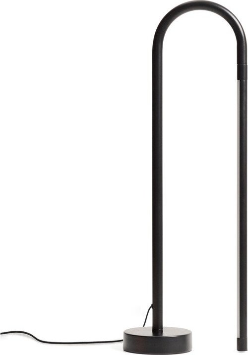 Černá LED stojací lampa (výška 60 cm) Bow – Kave Home