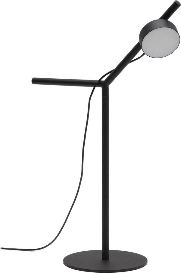 Černá kovová LED stmívatelná stolní lampa (výška 61,5 cm) Orey – Kave Home