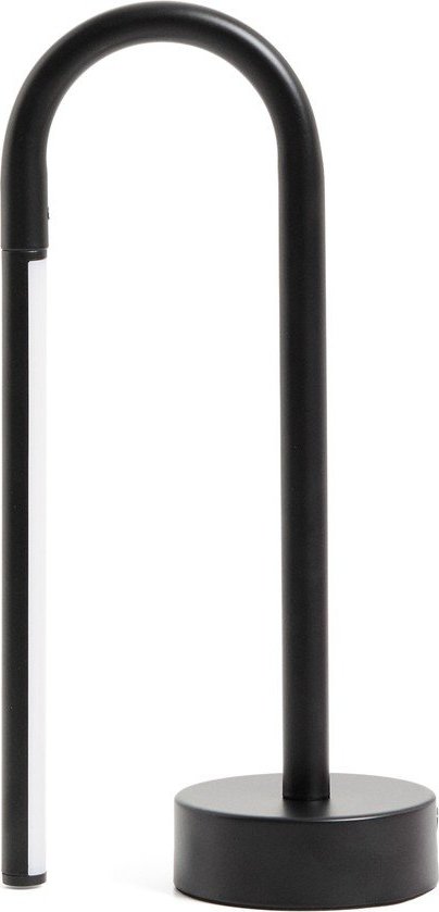 Černá kovová LED stolní lampa (výška 30 cm) Bow – Kave Home