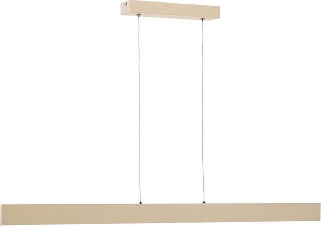 Béžové LED závěsné svítidlo s kovovým stínidlem Boadella – Kave Home