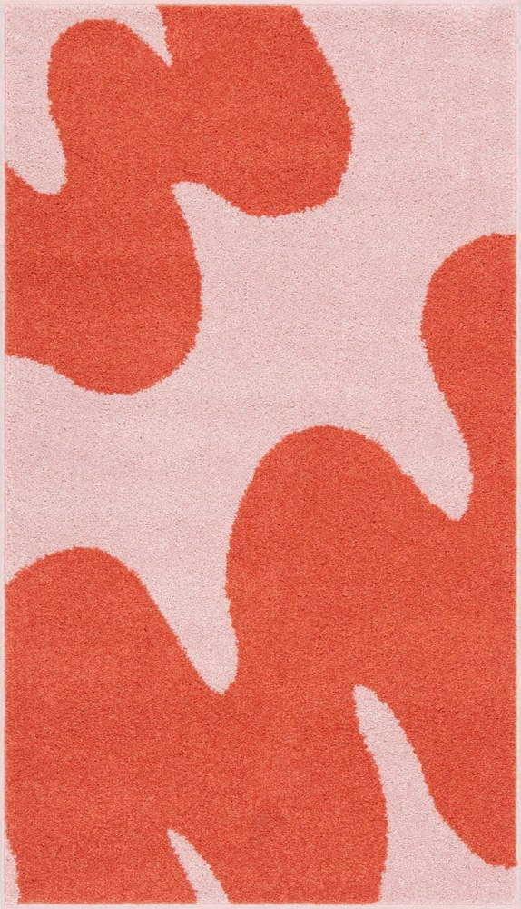 Červený/růžový dětský koberec 80x150 cm Hugsy Coral – FD