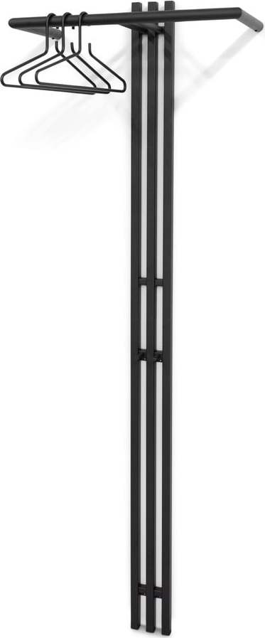Černý kovový nástěnný věšák 65 cm Senza – Spinder Design
