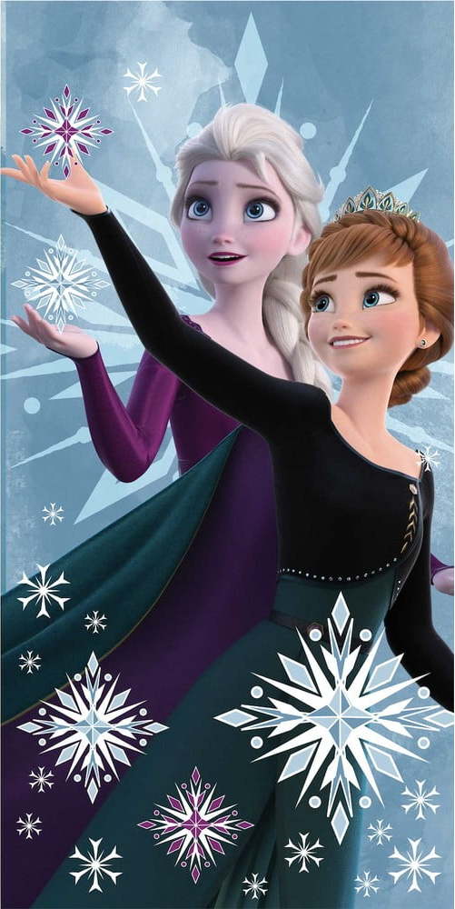 Bavlněná dětská osuška 70x140 cm Frozen "Snowflake" – Jerry Fabrics
