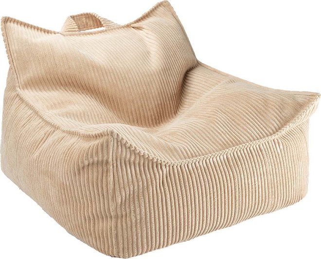 Světle hnědý manšestrový dětský sedací vak Chair – Wigiwama
