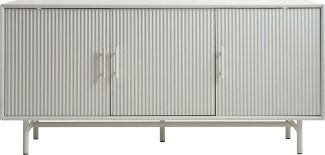 Šedá komoda 160x75x45 cm Palma – Unique Furniture