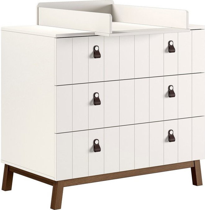 Béžová dětská komoda s přebalovacím pultem 98,5x94x57 cm Sezane – Vipack