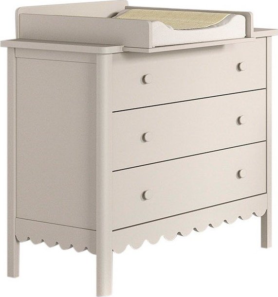 Béžová dětská komoda s přebalovacím pultem 89x90x55 cm Swingo – Vipack