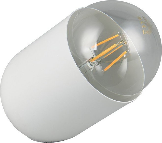 Bílá stolní lampa (výška 13,5 cm) Nara – Reality