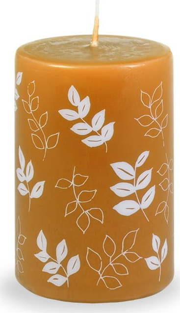Oranžová svíčka Unipar Pure Beauty, doba hoření 18 h