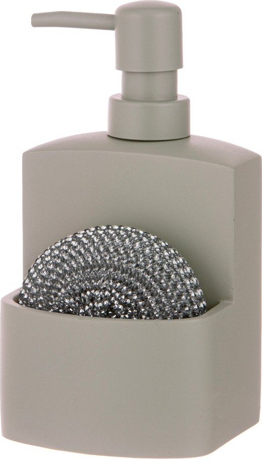 Šedý dávkovač mýdla z polyresinu 250 ml Essentials – Ladelle