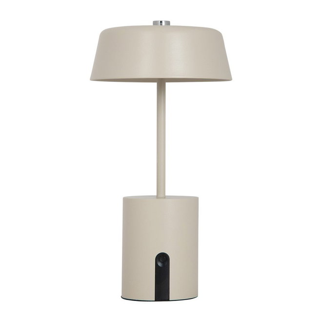 Béžová kovová LED stolní lampa (výška 22,5 cm) Elemental LED – Leitmotiv