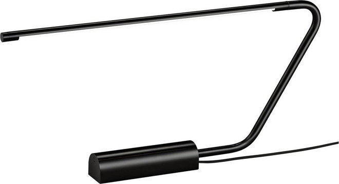 Černá LED stolní lampa (výška 33 cm) Olea – Trio Select