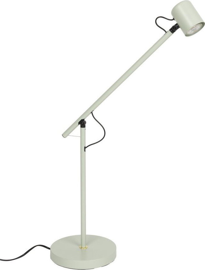 Světle zelená kovová stolní lampa (výška 45,5 cm) Aero – White Label