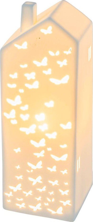 Bílá stolní světelná dekorace Butterfly – Ego Dekor