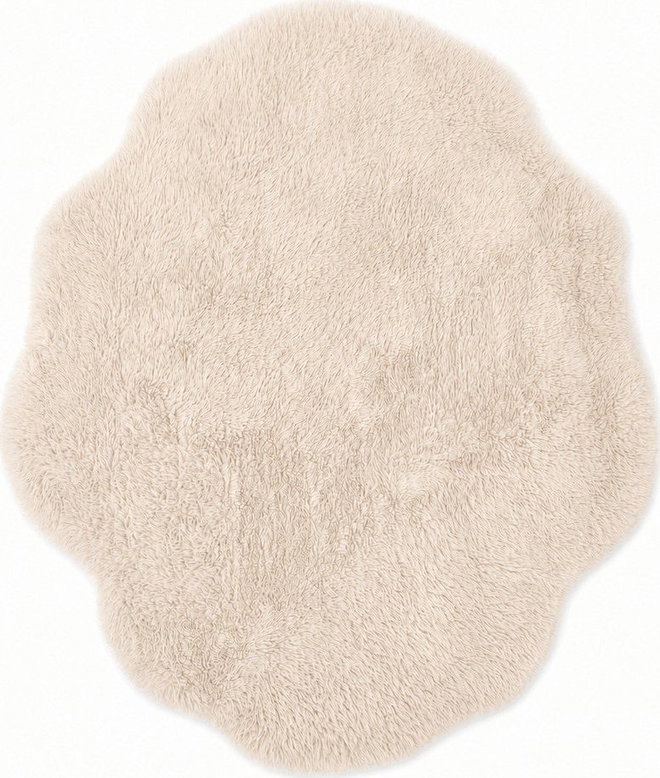 Béžový dětský koberec 115x140 cm Mammoth – Meowbaby