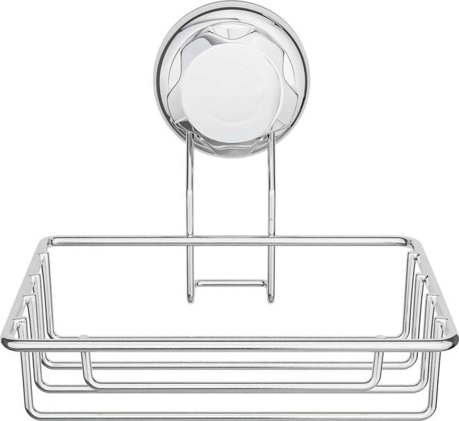 Samodržící ocelová mýdlenka ve stříbrné barvě Bestlock Bath – Compactor