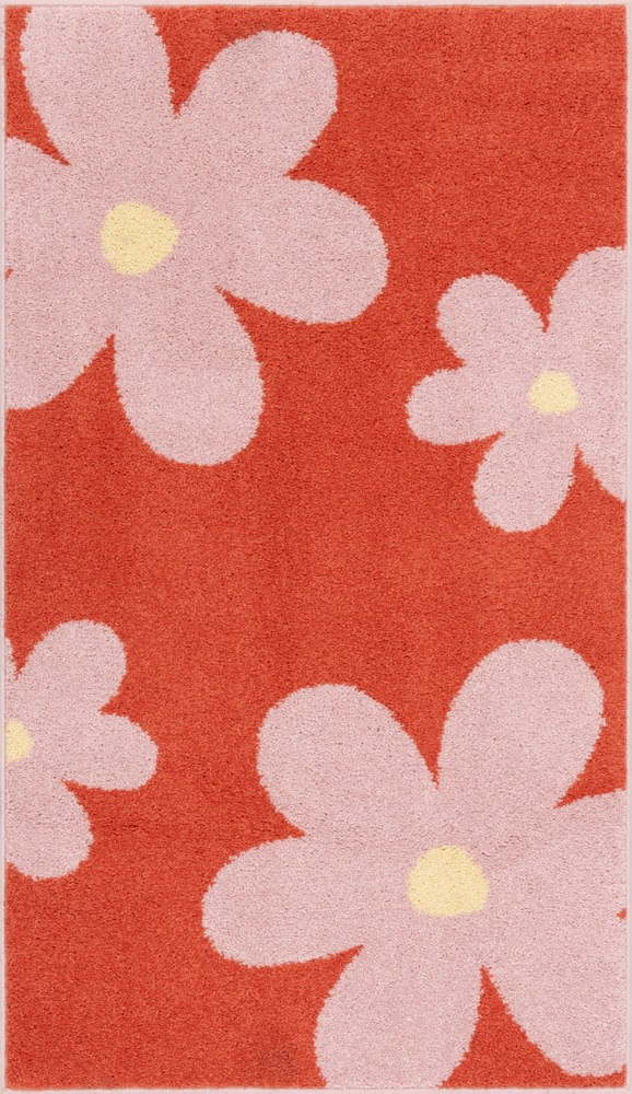 Červený/růžový dětský koberec 100x170 cm Lolly Coral – FD