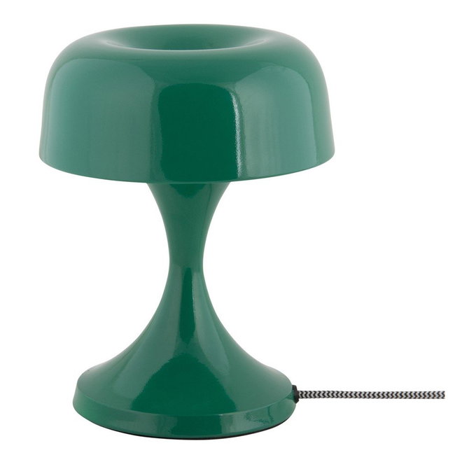 Zelená kovová stolní lampa (výška 20 cm) Moda Retro – Leitmotiv