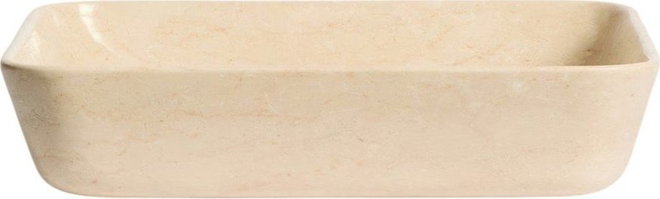 Béžové kamenné umyvadlo 55x35 cm Darnen – Kave Home