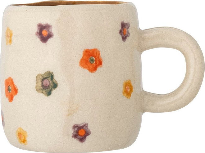 Béžový dětský hrnek z kameniny 130 ml Addy – Bloomingville Mini