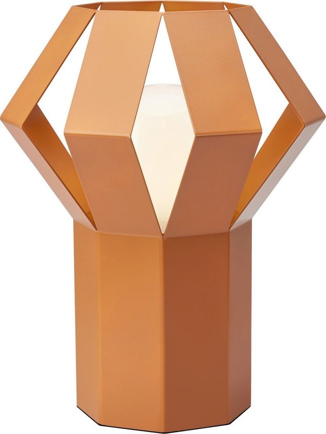 Oranžová kovová stolní lampa s kovovým stínidlem (výška 27 cm) Octa – Markslöjd
